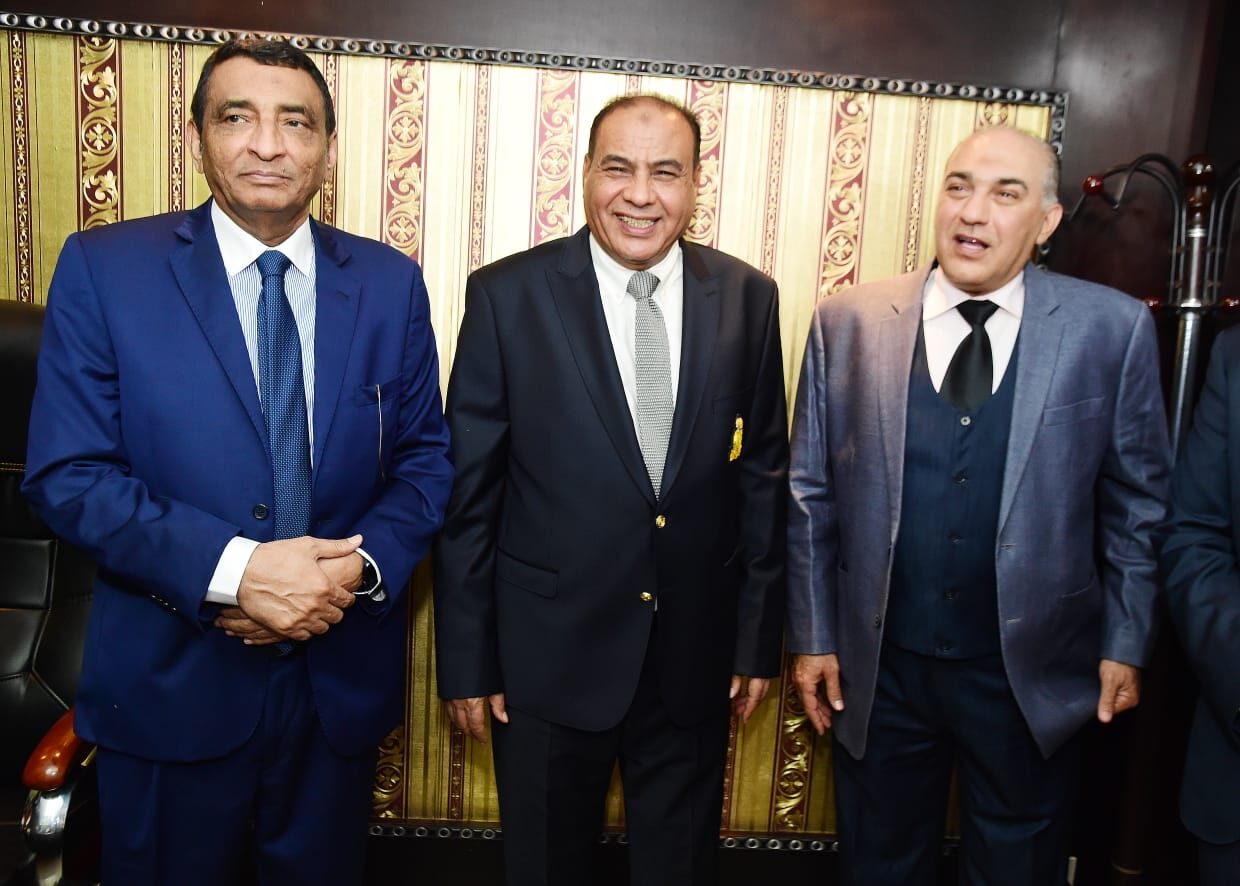 Members of Mazin Kurdi Law Firm with fellow legal figures at the opening.