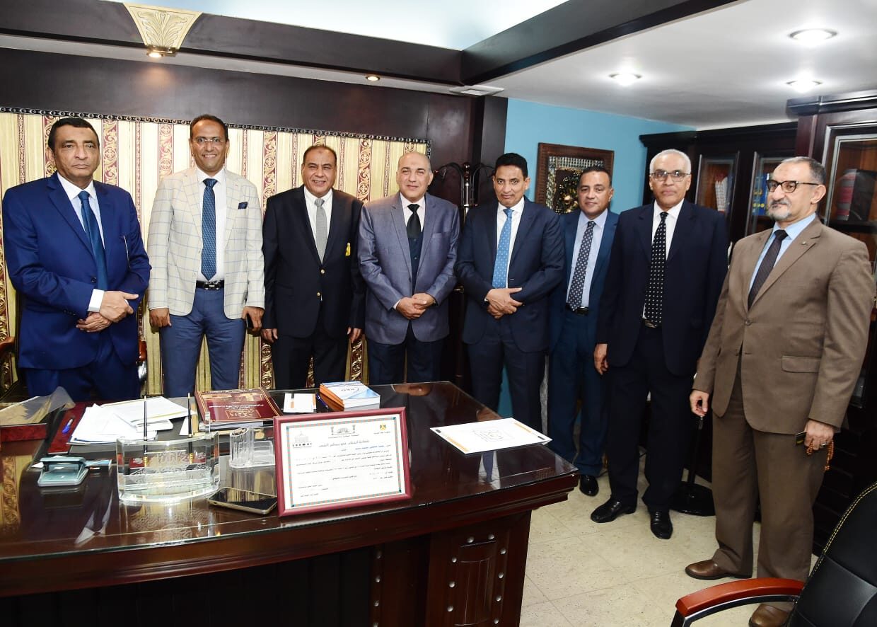 Arab legal figures and office partners at the opening ceremony.